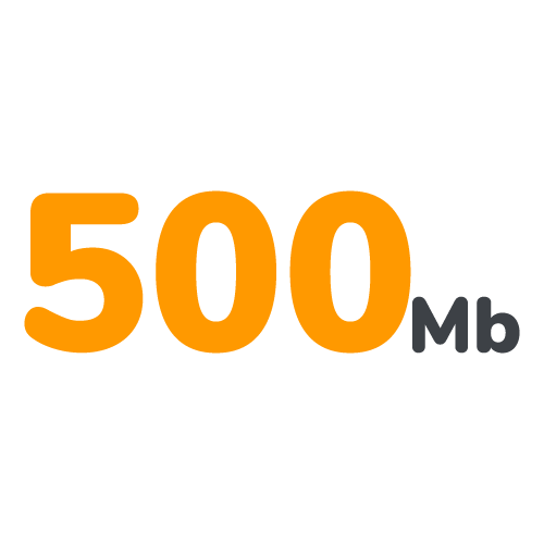 Limite upload 500MB